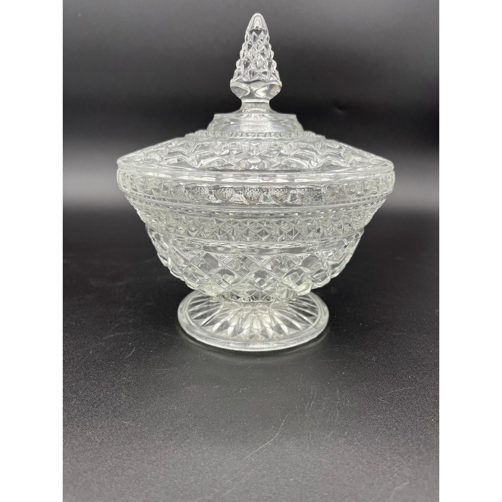 Anchor Hocking Wexford Candy Dish With Lid